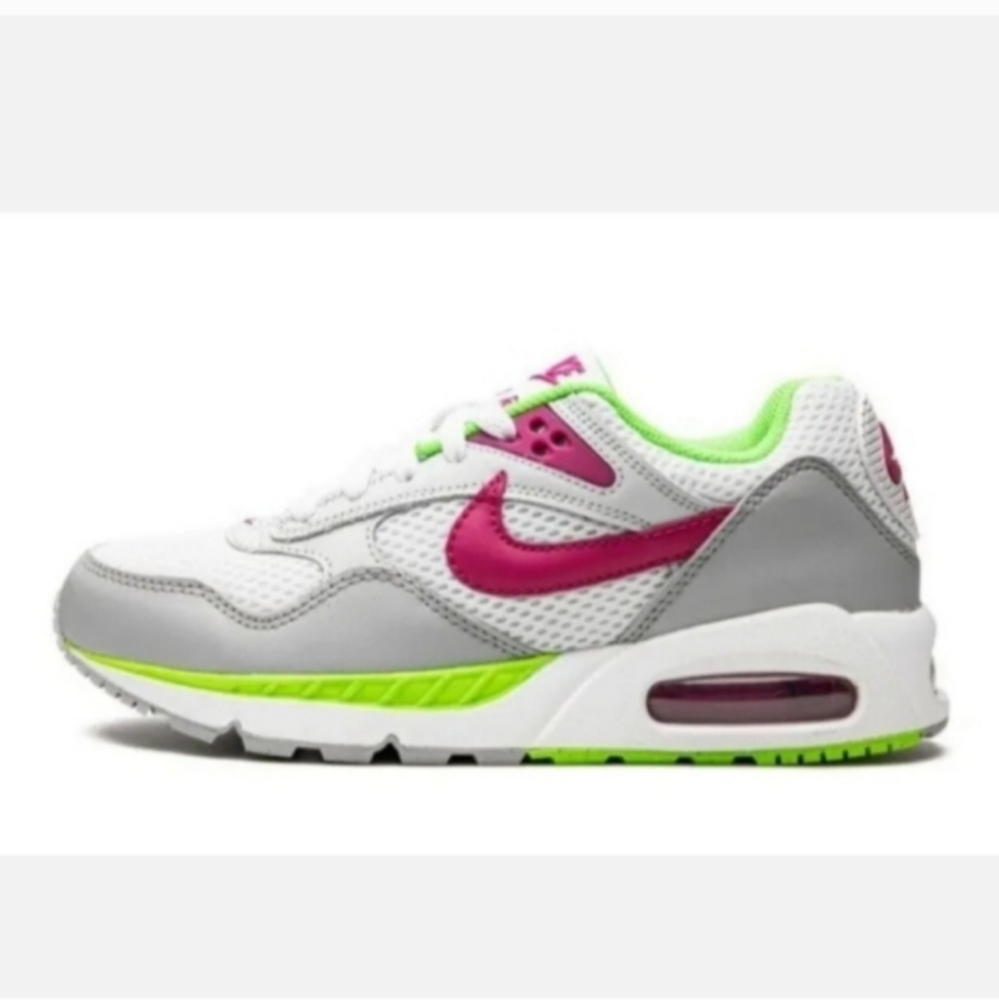 Nike Air Max Correlate Sneakers Fireberry Lime Platinum Low Cut Lace Up Women 9 - Picture 4 of 12